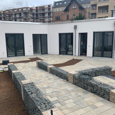 Parkquartier Leipzig August 2020